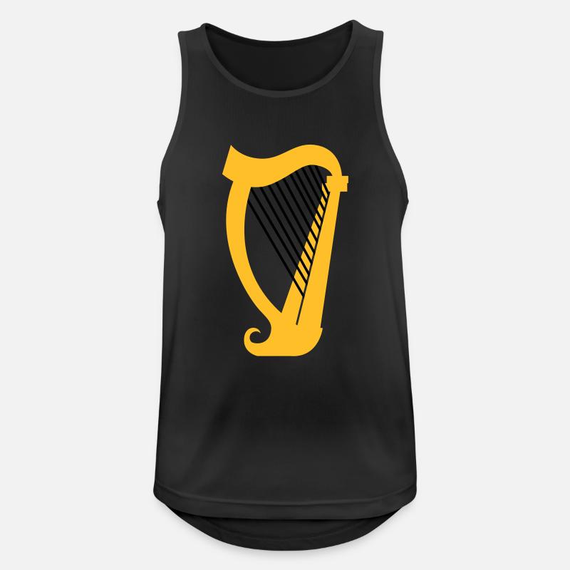 Eine Harfe Musikinstrument - Männer Tank Top atmungsaktiv - Schwarz