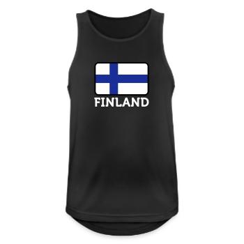National Flag Of Finland - Men's Breathable Tank Top - black - Front - Nick (188cm)