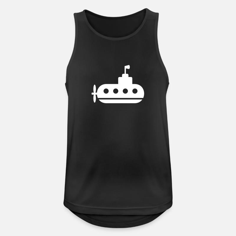 U-Boot - Männer Tank Top atmungsaktiv - Schwarz