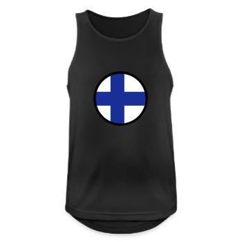 Under The Sign Of Finland - Men's Breathable Tank Top - black - Front - Nick (188cm)