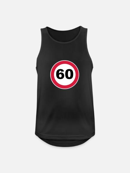 60th birthday - Men's Breathable Tank Top - black