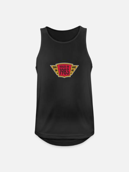 Made In 1983 - Men's Breathable Tank Top - black