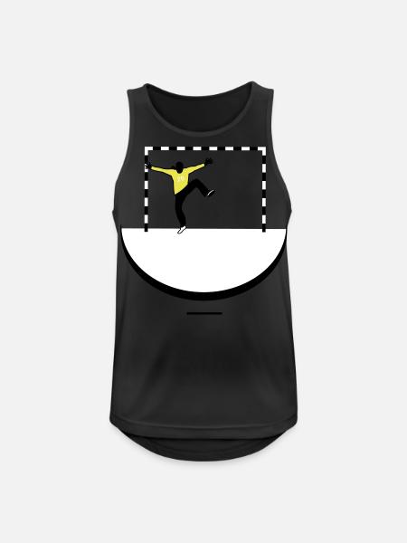 Torfrau - Männer Tank Top atmungsaktiv - Schwarz