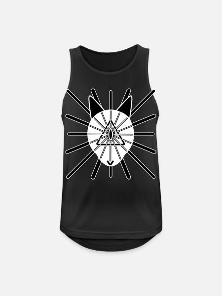 Ekuminati - Men's Breathable Tank Top - black