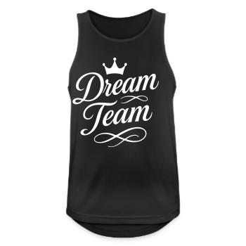 Dream Team - Men's Breathable Tank Top - black - Front - Nick (188cm)
