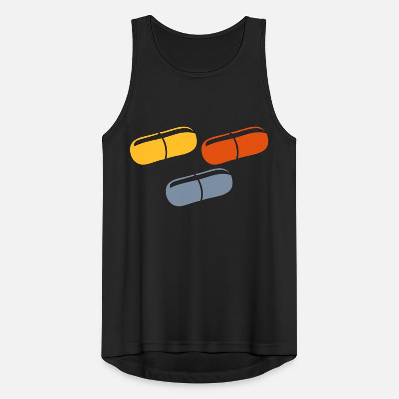 Three pills Men's Breathable Tank Top