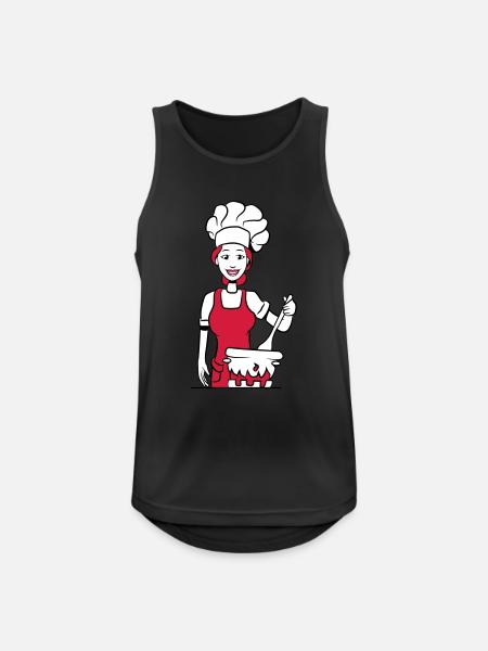 Cook cook - Men's Breathable Tank Top - black