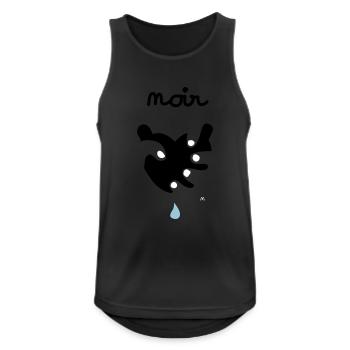 noirdesirrouge - Men's Breathable Tank Top - black - Front - Nick (188cm)