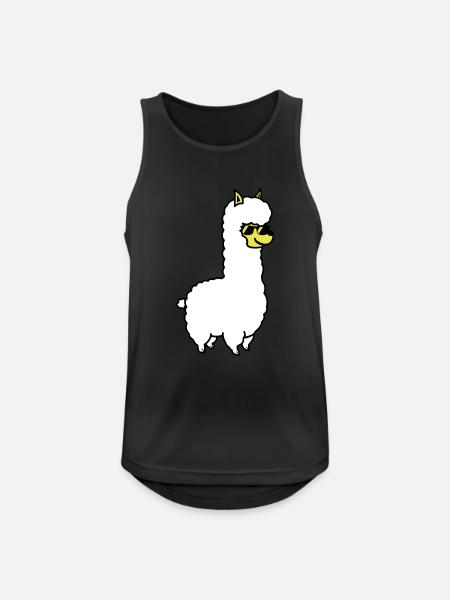 Alpaca Cool - Men's Breathable Tank Top - black