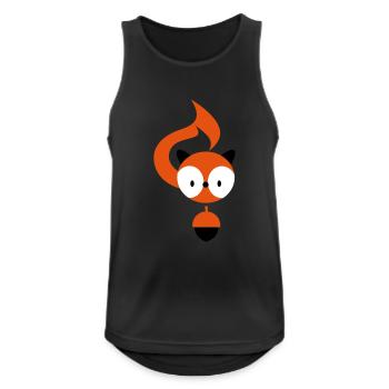 eichhoernchen_3f - Men's Breathable Tank Top - black - Front - Nick (188cm)
