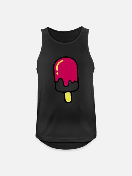 ice - Männer Tank Top atmungsaktiv - Schwarz