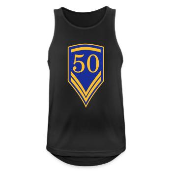 50 - Men's Breathable Tank Top - black - Front - Nick (188cm)