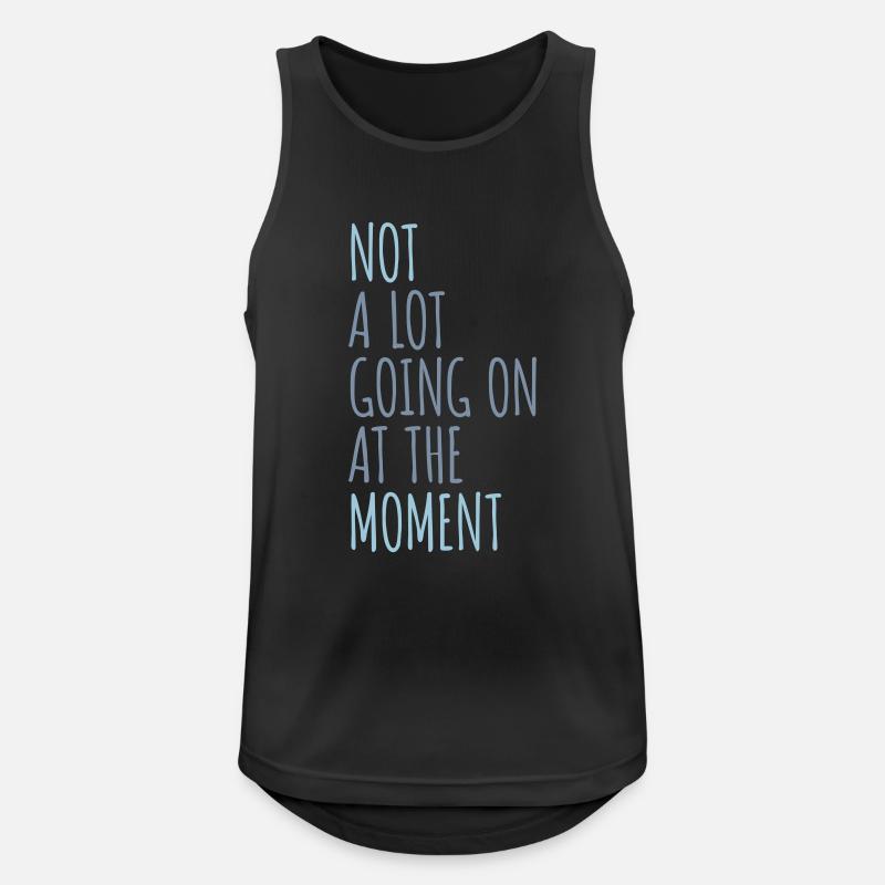 Not much going on - Men's Breathable Tank Top - black