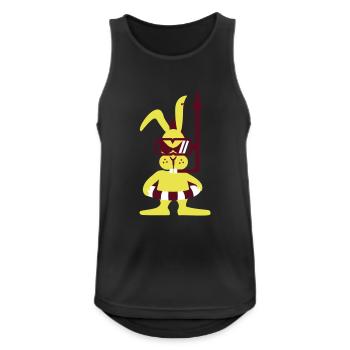 Diver bunny (3c) - Débardeur respirant Homme - noir - Devant - Nick (188cm)