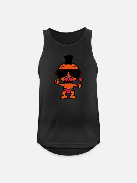 Baby Punk - Men's Breathable Tank Top - black