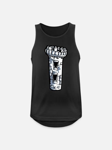 Medieval Tower Castle - Men's Breathable Tank Top - black