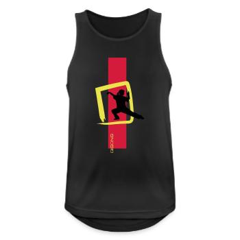 Qigong sign - Men's Breathable Tank Top - black - Front - Nick (188cm)