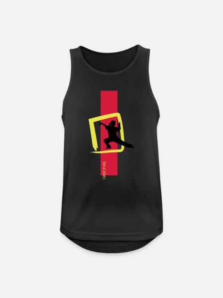 Qigong zeichen - Männer Tank Top atmungsaktiv - Schwarz