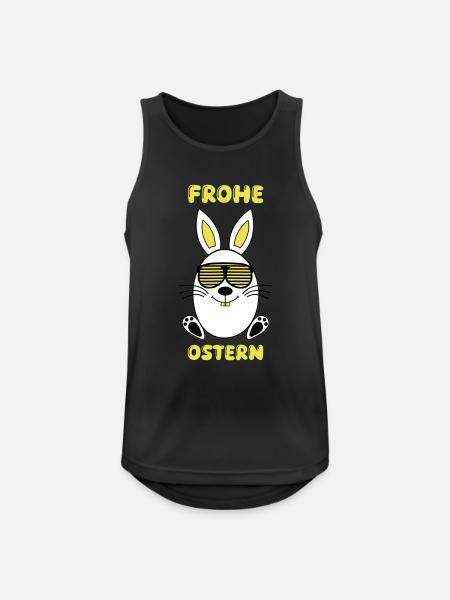Happy Easter Bunny - Men's Breathable Tank Top - black