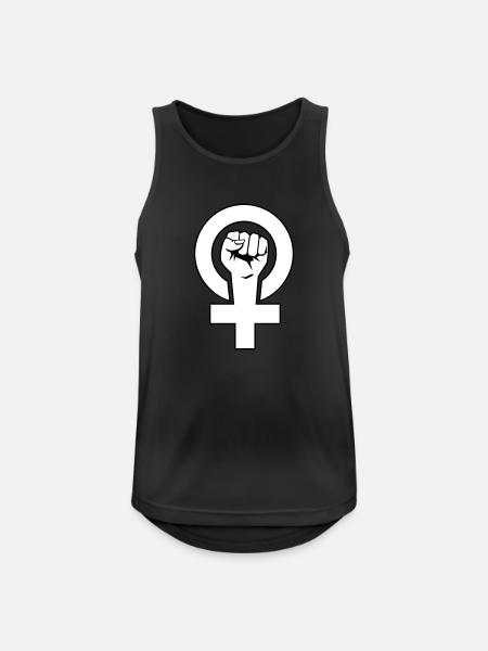 Feminist - feminist - Men's Breathable Tank Top - black