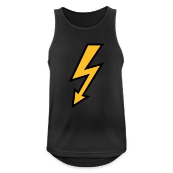 Flash - Men's Breathable Tank Top - black - Front - Nick (188cm)