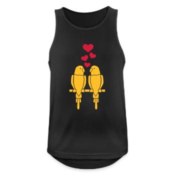 Budgie - Men's Breathable Tank Top - black - Front - Nick (188cm)