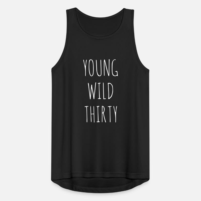 Young wild thirty Men's Breathable Tank Top