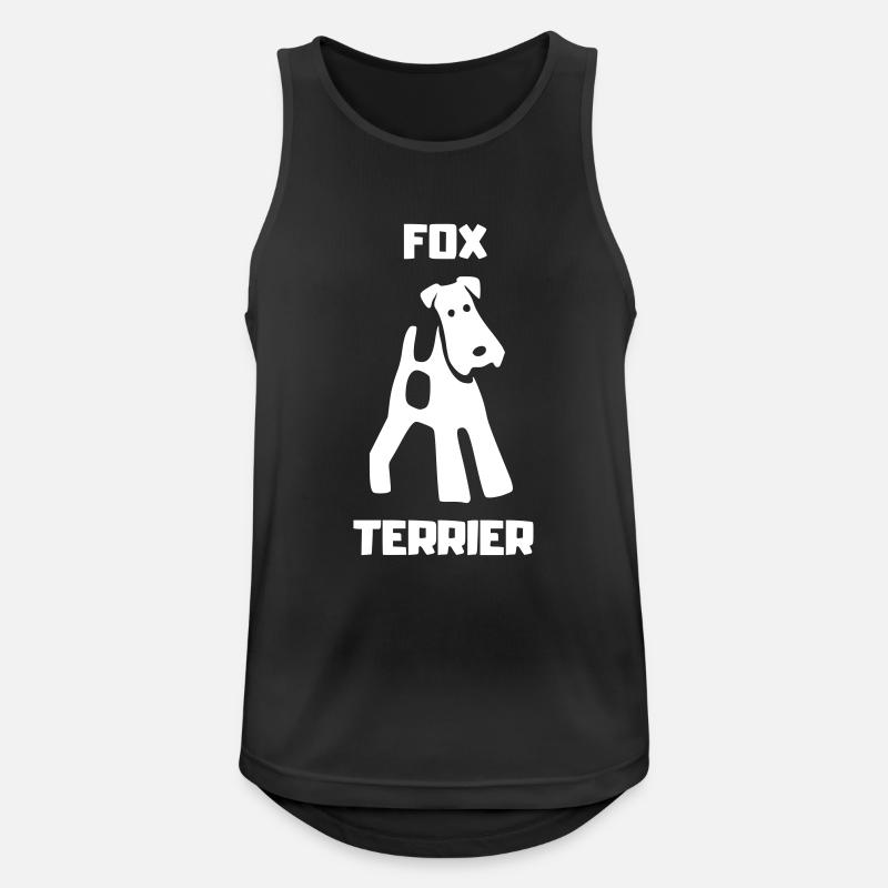 Fox Terrier TERRIER - Men's Breathable Tank Top - black