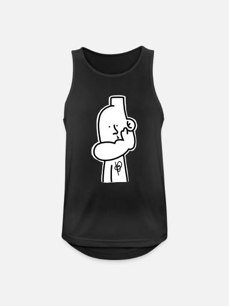 Deck top - Men's Breathable Tank Top - black