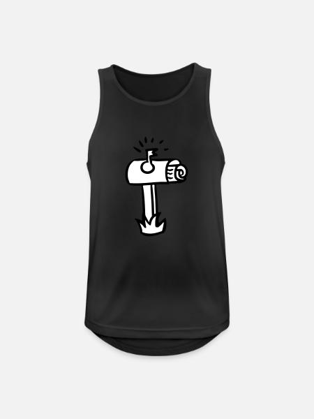Mailbox mailbox Boites aux lettres - Men's Breathable Tank Top - black