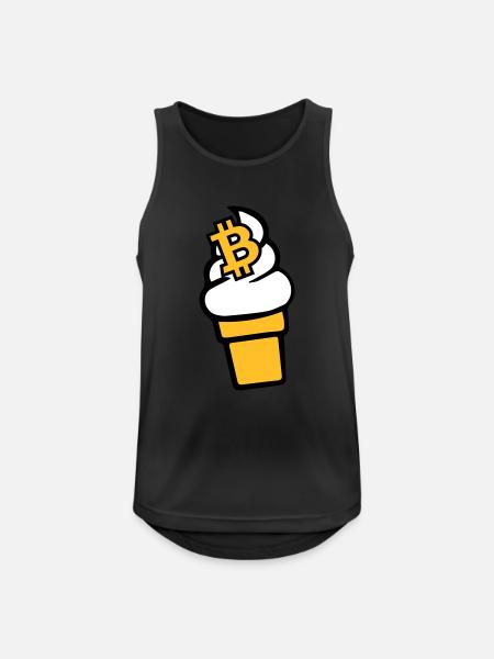 Bitcoin-Cream - Men's Breathable Tank Top - black