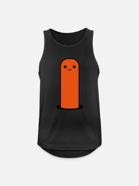 worm - Débardeur respirant Homme - noir