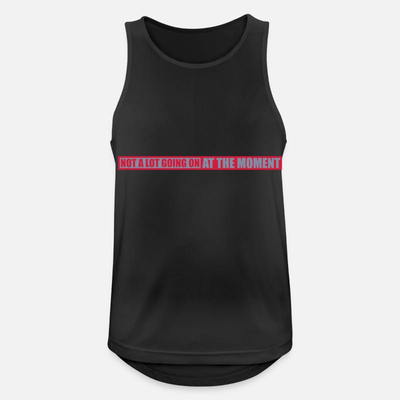 Not much going on - Men's Breathable Tank Top - black