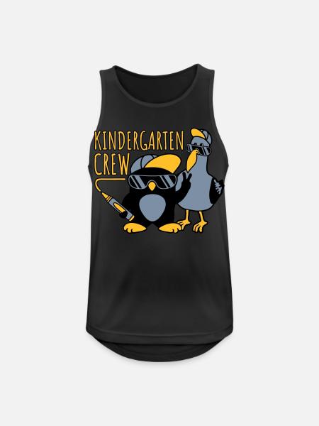 Kindergarten Crew Seagull Penguin - Men's Breathable Tank Top - black