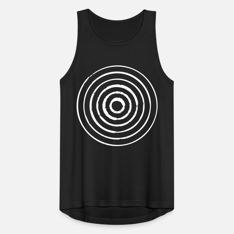 Vintage Vector Cercles Débardeur respirant Homme