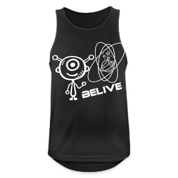 Faith Alien UFO space planet solar system - Men's Breathable Tank Top - black - Front - Nick (188cm)