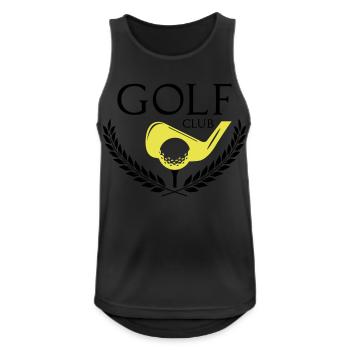 Club de golf 2 - Débardeur respirant Homme - noir - Devant - Nick (188cm)