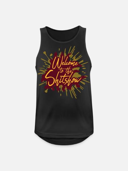 Shit Welcome Shitshow - Men's Breathable Tank Top - black