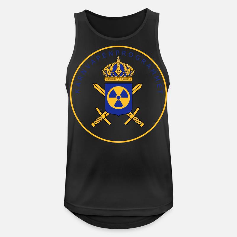 Das schwedische Atomwaffenprogramm - Männer Tank Top atmungsaktiv - Schwarz