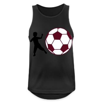 Kid Football - Men's Breathable Tank Top - black - Front - Nick (188cm)