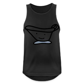 Sauce cup - Men's Breathable Tank Top - black - Front - Nick (188cm)