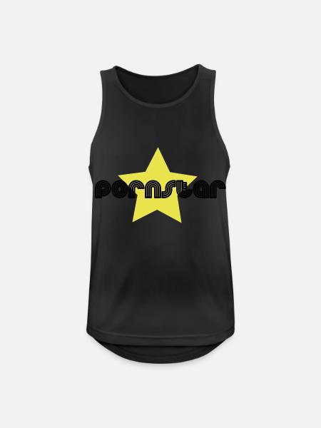 pornstar - Men's Breathable Tank Top - black