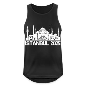 Istanbul 2025 - Débardeur respirant Homme - noir - Devant - Nick (188cm)