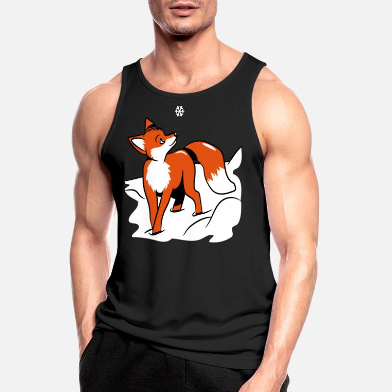Fuchs flocon de neige douce Débardeur respirant Homme