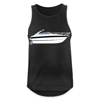 Bateau Bavaria 33 Sport - Débardeur respirant Homme - noir - Devant - Nick (188cm)