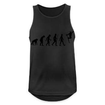 Evolution - ski acrobatique, sports d'hiver, neige - Débardeur respirant Homme - noir - Devant - Nick (188cm)