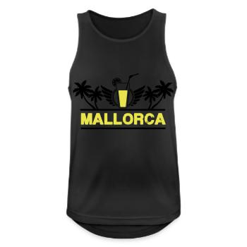 Majorca - Men's Breathable Tank Top - black - Front - Nick (188cm)