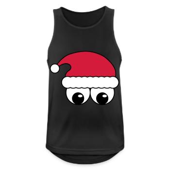 Santa Claus - Men's Breathable Tank Top - black - Front - Nick (188cm)