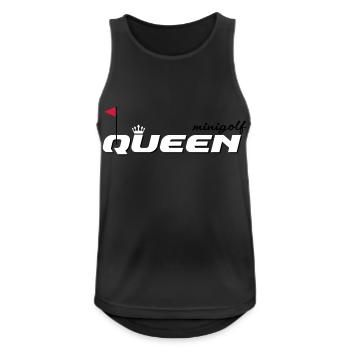 Minigolf Queen - Débardeur respirant Homme - noir - Devant - Nick (188cm)