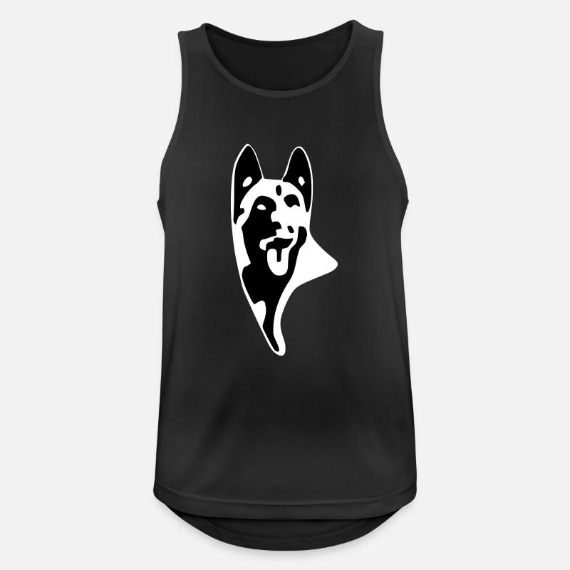 Malinois Protokoll - Männer Tank Top atmungsaktiv - Schwarz
